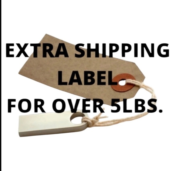 Shipping label for bundles over 5lbs. - Picture 1 of 1